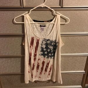 American Flag Graphic Tee